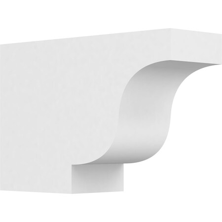 Ekena Millwork Standard Newport Architectural Grade PVC Rafter Tail, 4"W X 8"H X 12"L RFTP04X08X12NEW
